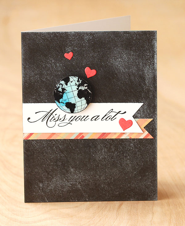 Miss You by Lisa Spangler using OWH stamps