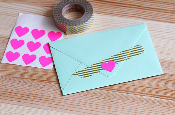 Mint envelope by Paper Source