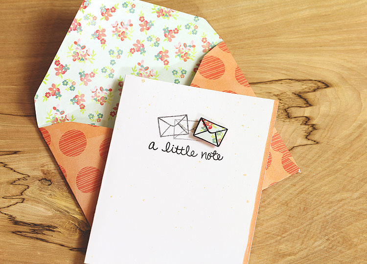 Neat & Tangled stationery set by Lisa Spangler