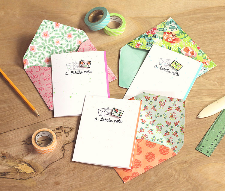 Neat & Tangled stationery set by Lisa Spangler