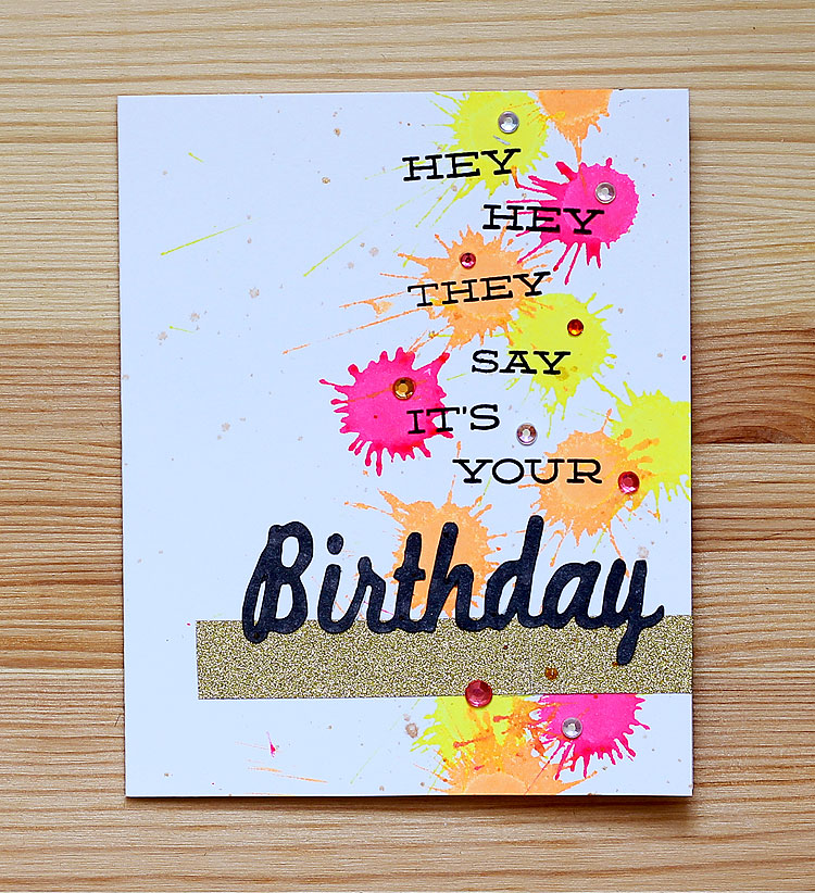they say it's your birthday! by Lisa Spangler
