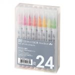 Set of 24 - Zig Clean Color Real Brush Pen (AZ)