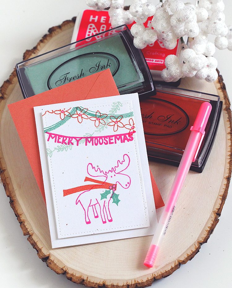 Merry Moosemas by Lisa Spangler