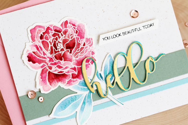 Hello by Lisa Spangler for Altenew