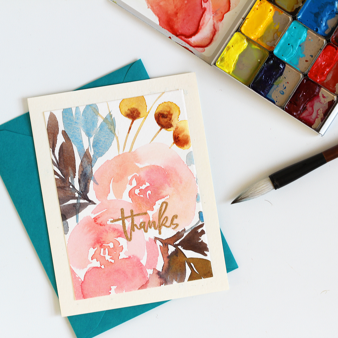 3 painterly thank you cards! – sideoats & scribbles