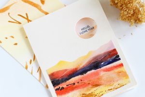 Masculine Card with a Desert Theme
